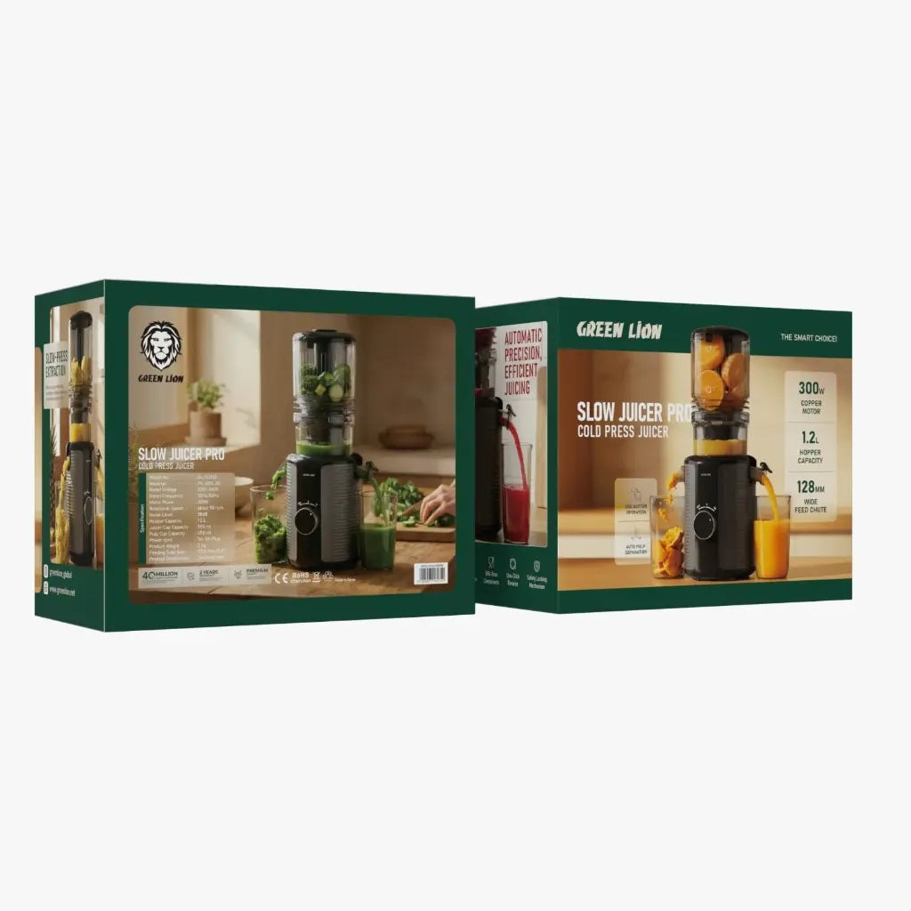 Green Lion SLOW JUICER PRO Cold Press Juicer 1.2L