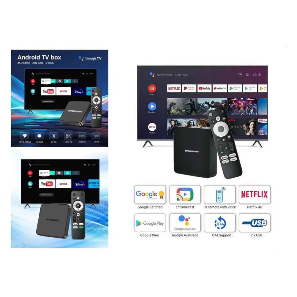 Emodern G1 Android 8K UltraTV Box