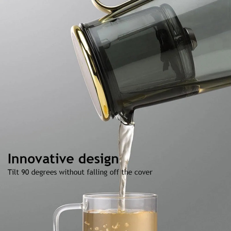 Bonston Glass Tea Pot with Magnetic Infuser, Rotating Magnetic Knob, Heat-Resistant Design & Wooden Handle - 700ML-6