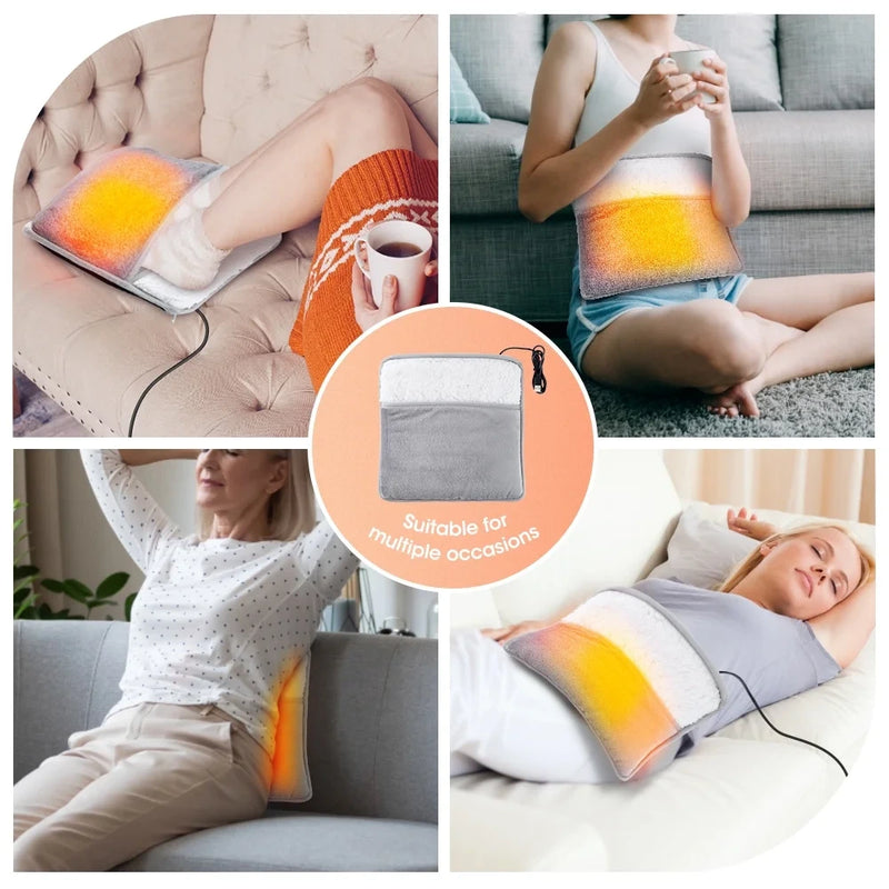 Ultra Plush Heated Foot Warmer - Soft Fleece, Adjustable Heat, Fast Warming-6
