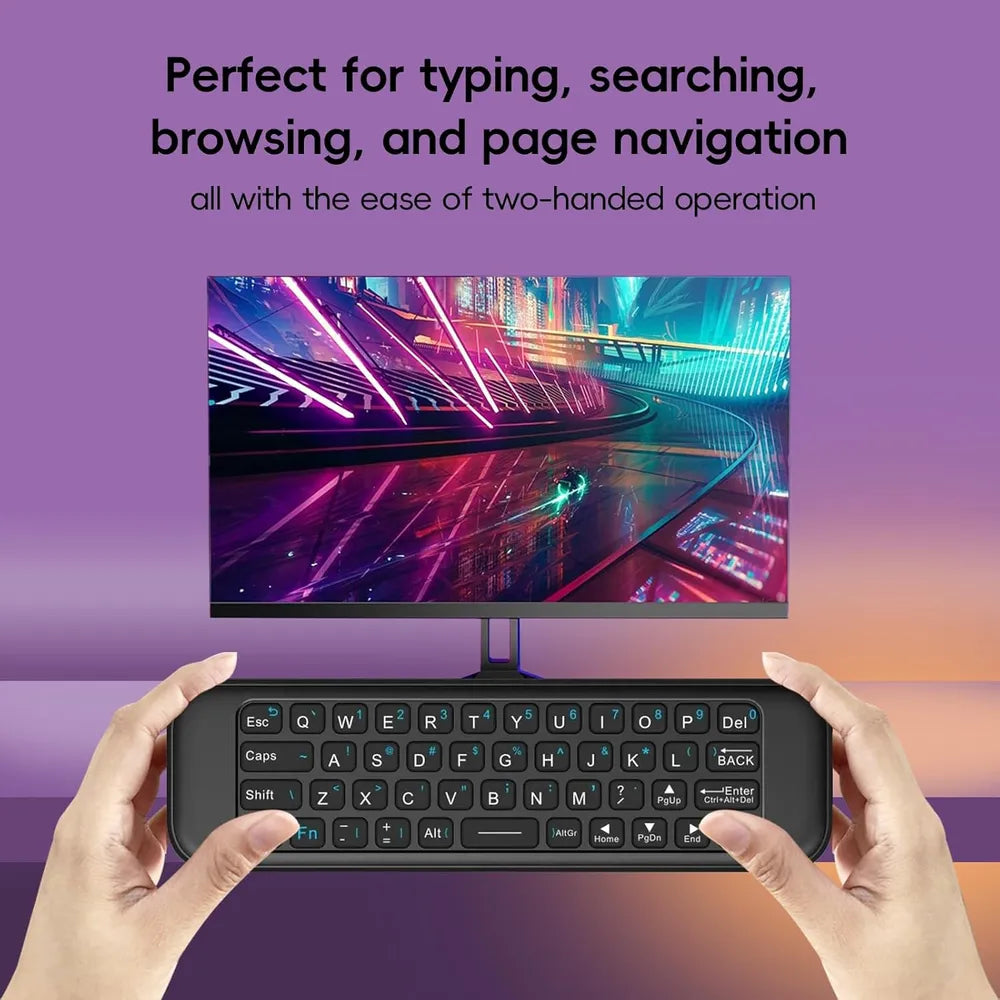 2.4 Wireless Bluetooth Voice Remote With Mini Keyboard