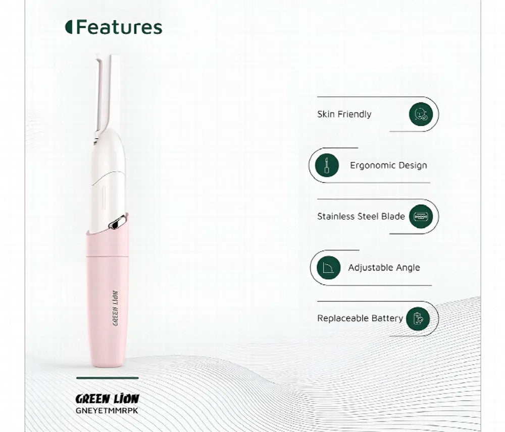 Green Lion Eyebrow Hair Trimmer