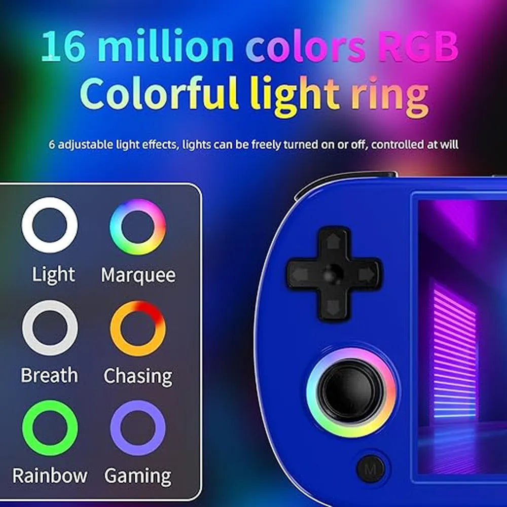 RG40XX H Handheld Game Console 128GB, 4K Output, Bundle Accessories, WiFi & Bluetooth Connectivity