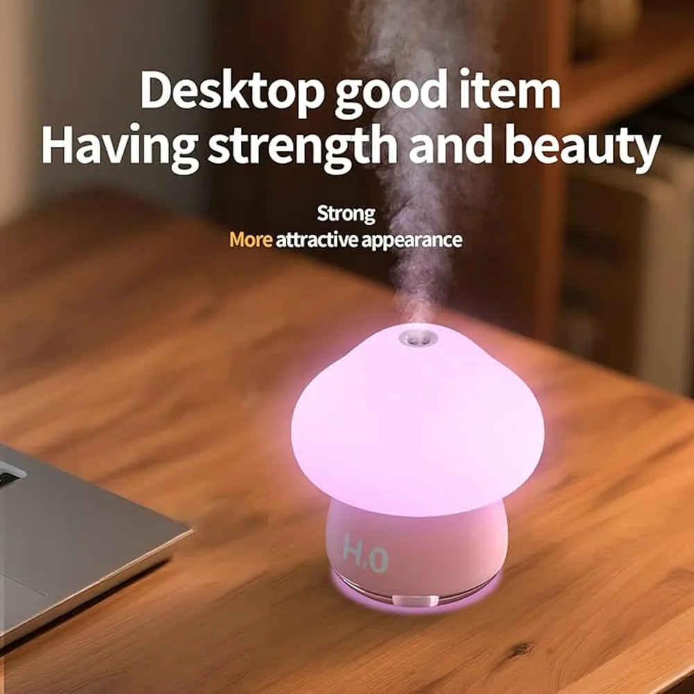 Mushroom Humidifier with Night Light