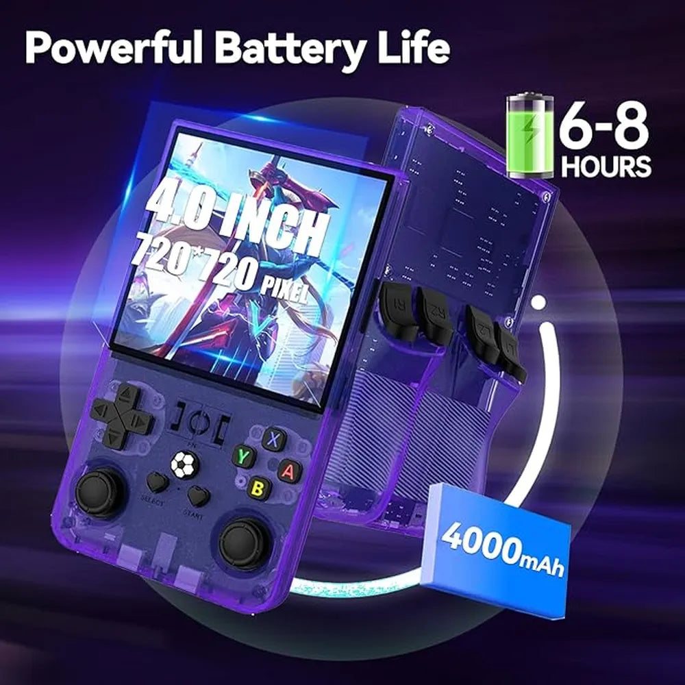 R36MAX Game Console - 64GB Storage - High Performance - Purple-5