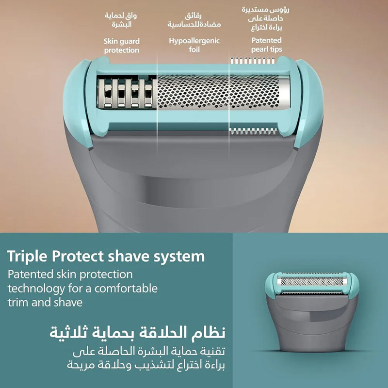 Philips Body Groomer Bg3480/15,100% Showerproof,Up To 80 Min Cordless,Battery Indicator-7