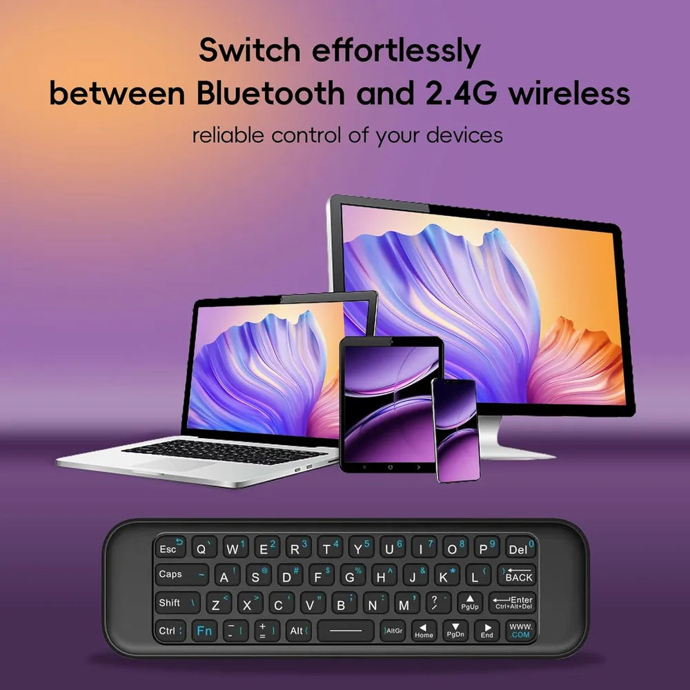 2.4 Wireless Bluetooth Voice Remote With Mini Keyboard