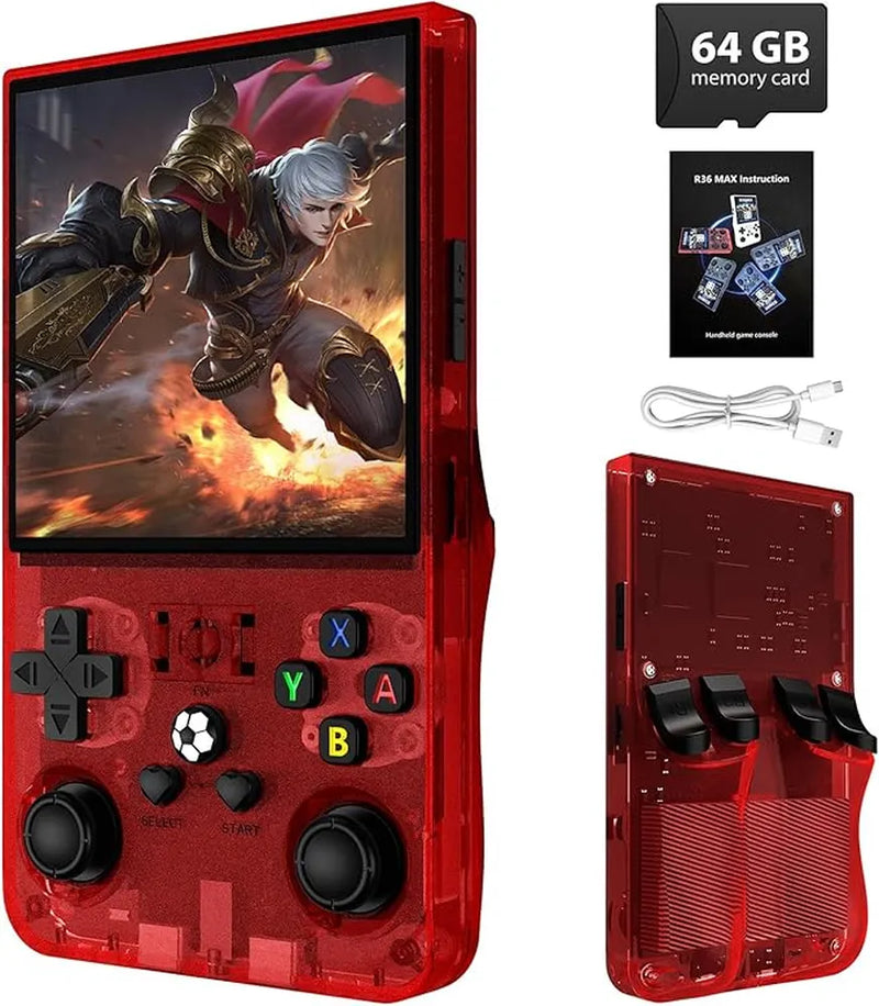 R36MAX Retro Handheld Game Console 64GB IPS Screen 4.0 Inch-8