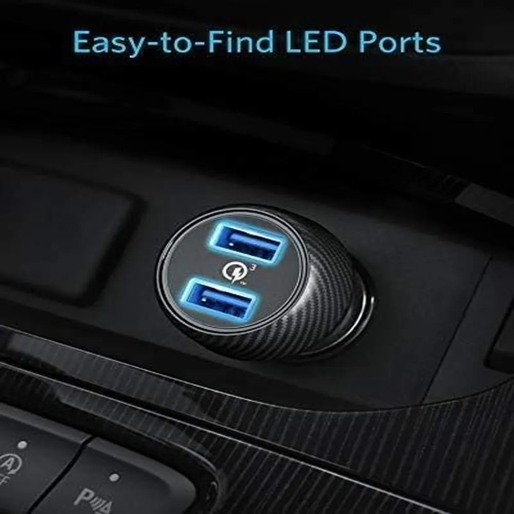 Anker PowerDrive Speed 2 Quick Charge 3.0 39W– Black