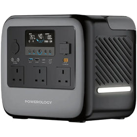 Powerology Portable Power Station 2000W - High Capacity, Compact Design