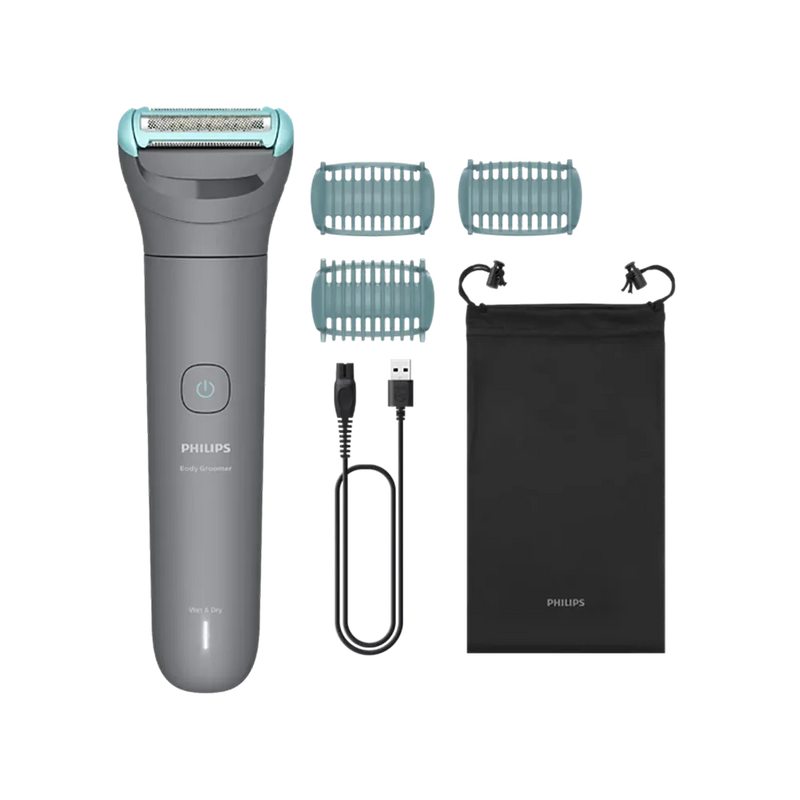 Philips Body Groomer Bg3480/15,100% Showerproof,Up To 80 Min Cordless,Battery Indicator-1