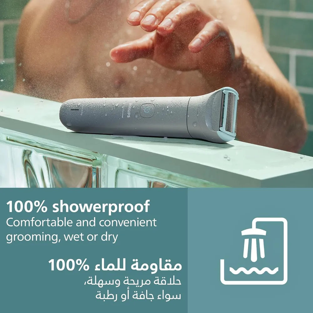 Philips Body Groomer Bg3480/15,100% Showerproof,Up To 80 Min Cordless,Battery Indicator-5