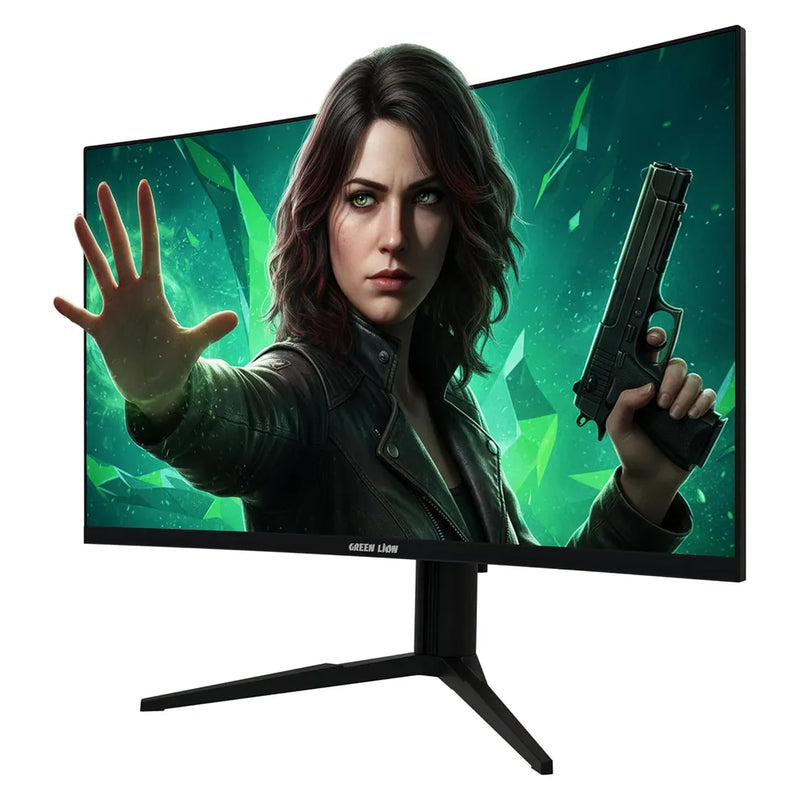 Green Lion Enigma 27" Gaming Monitor - Black-4