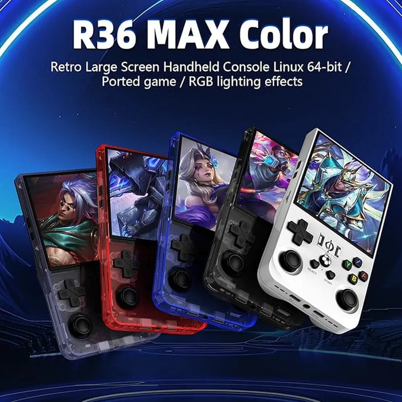 R36MAX Retro Handheld Game Console 64GB IPS Screen 4.0 Inch-4