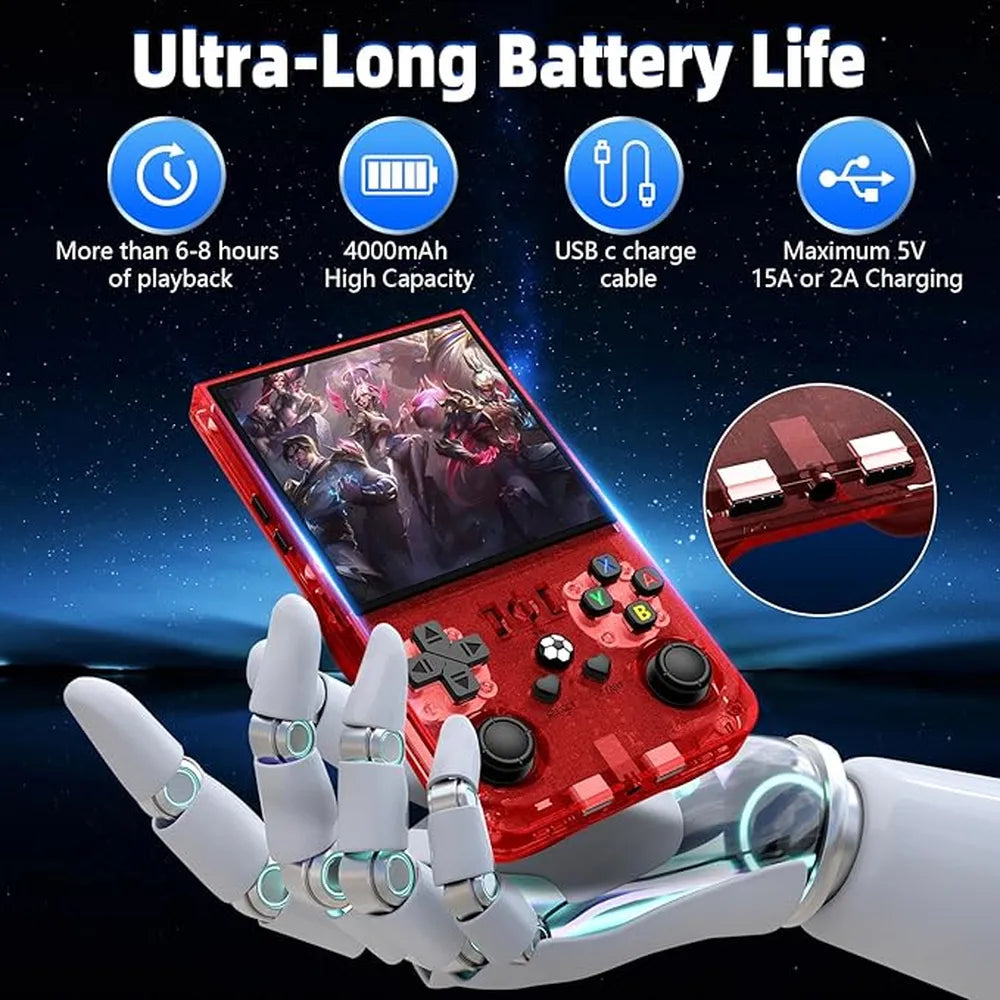 R36MAX Retro Handheld Game Console 64GB IPS Screen 4.0 Inch-6