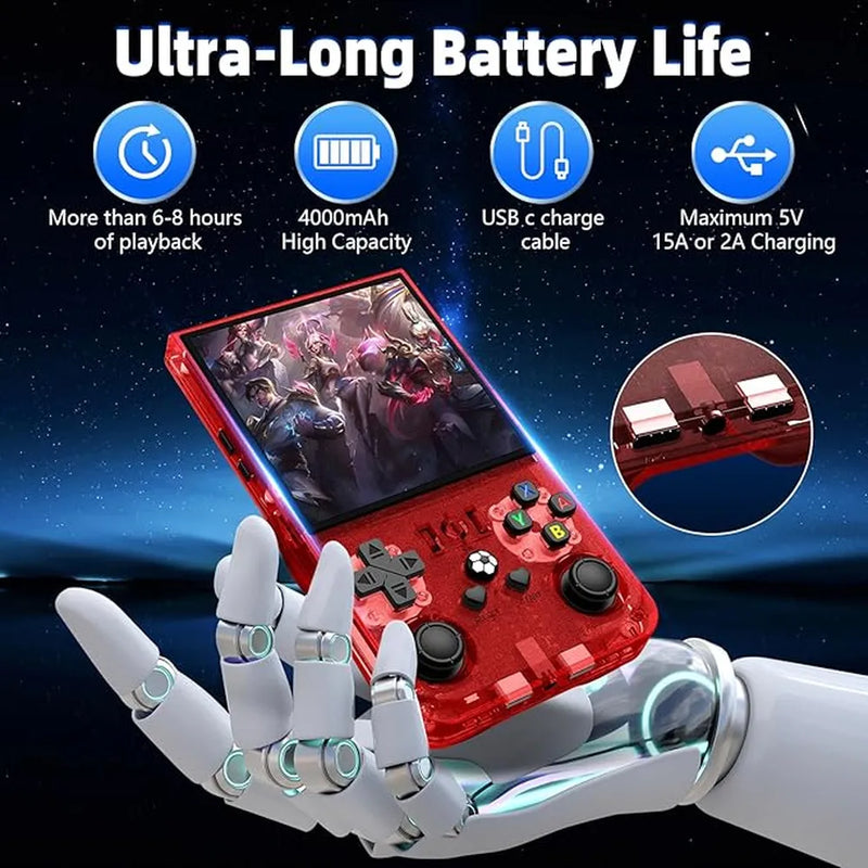R36MAX Retro Handheld Game Console 64GB IPS Screen 4.0 Inch-6