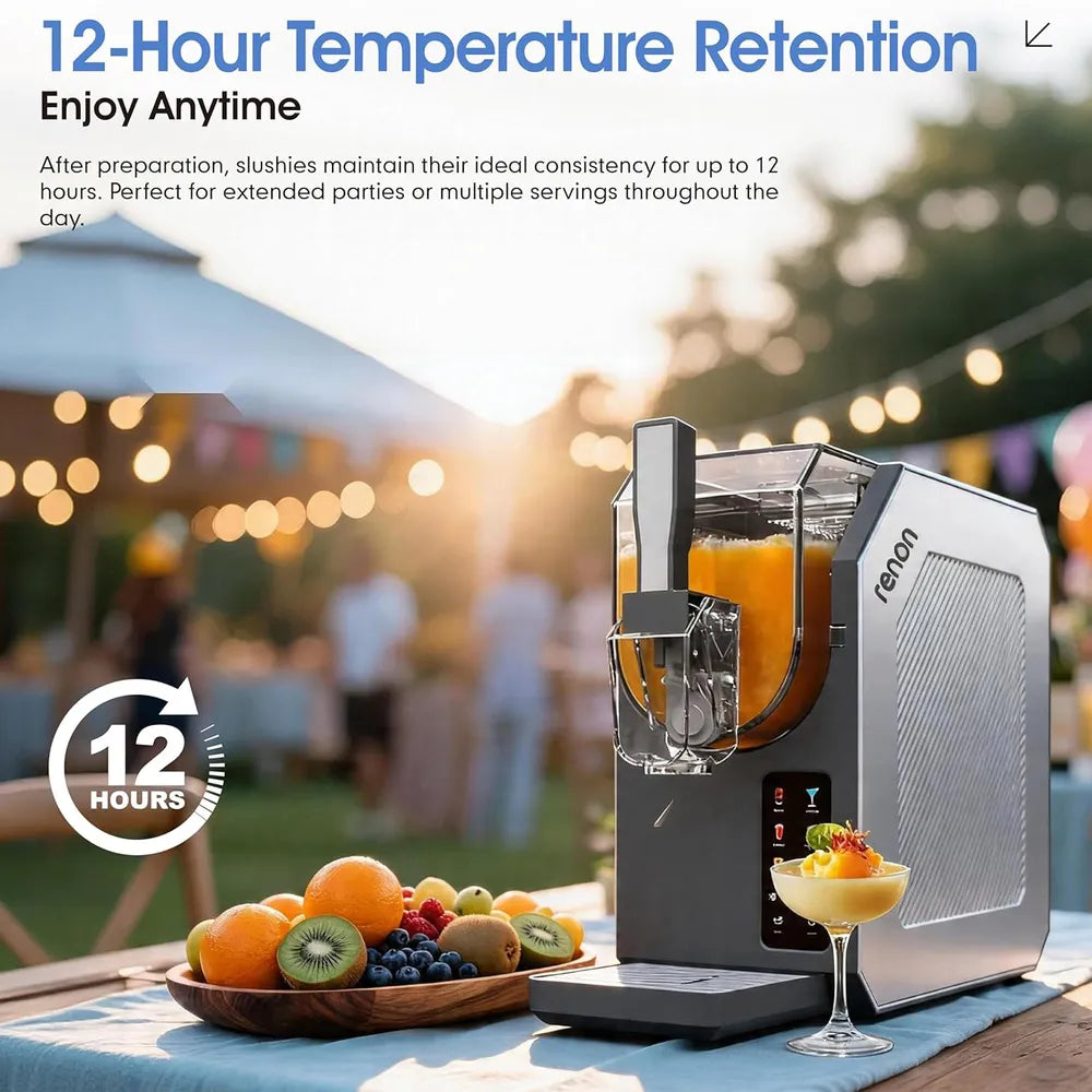 Renon Professional Slushie Ice Maker,6 Presets,1.9L Large Capacity-9