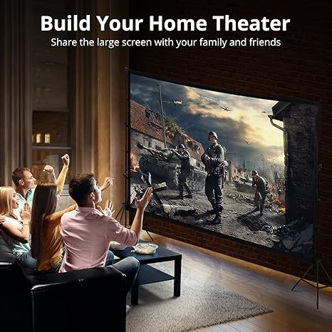 Projector screen simple 100 inch Foldable