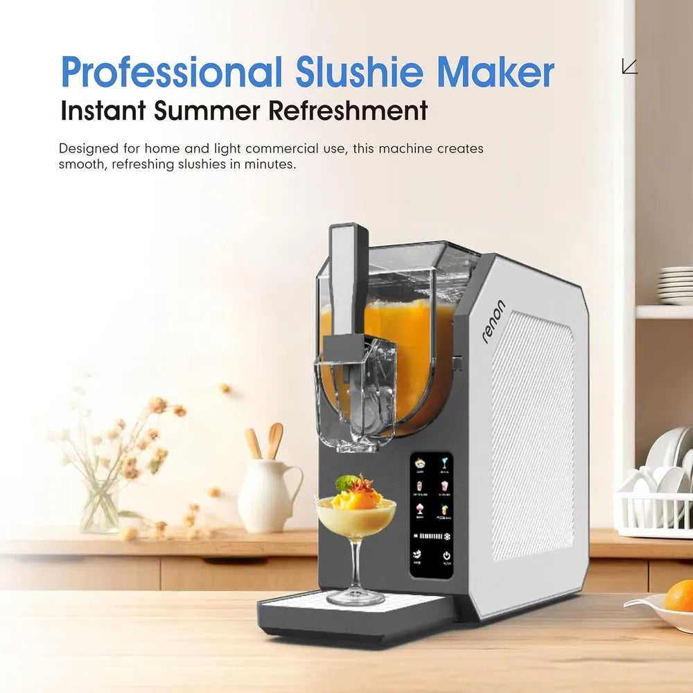 Renon Professional Slushie Ice Maker,6 Presets,1.9L Large Capacity-6