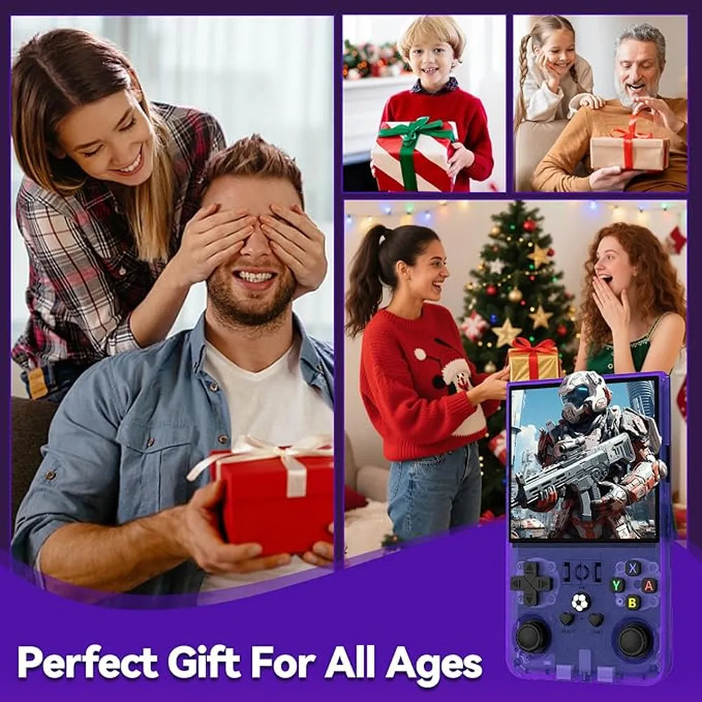 R36MAX Game Console - 64GB Storage - High Performance - Purple-7