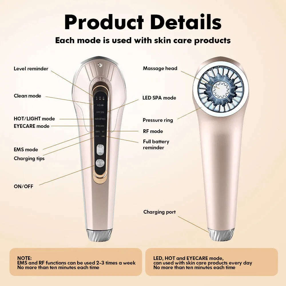 K-Skin Multifunctional Beauty Device with LED Light Therapy-8
