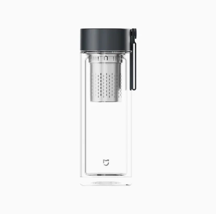 Xiaomi Mijia 400ml Portable Double-Layer Glass Cup-Black