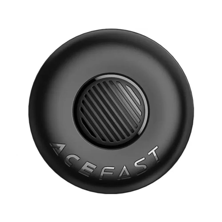A black circular pedometer step counter with the brand name 'ACEFAST' embossed on the front, shown against a plain white background.