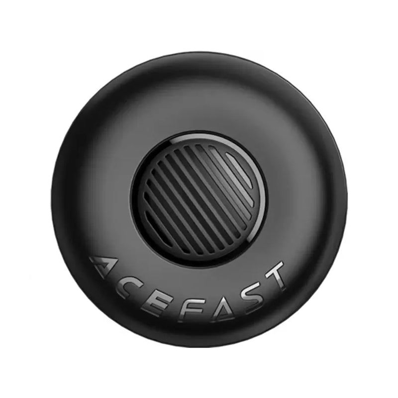 A black circular pedometer step counter with the brand name 'ACEFAST' embossed on the front, shown against a plain white background.
