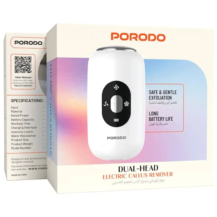 Porodo Dual-Head Electric Callus Remover-6