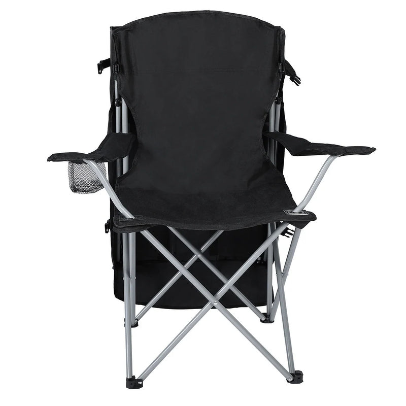 Portable Camping Chair with Canopy - Folding Chair with Canopy, Durable 600D Oxford Canopy Chair for Camping, Beach, Picnics, Fishing & Sports - black-6