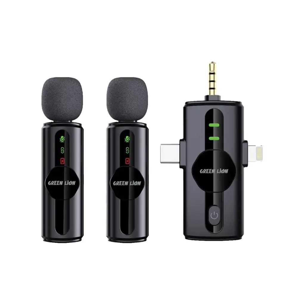 Green Lion GM-80X Microphone 3 in 1 - Black-1