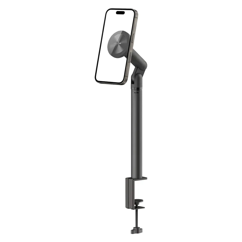Green Lion Mag Desk Phone Holder 17 N52 Magnets 360 Rotation C-Clamp Mount Black-1