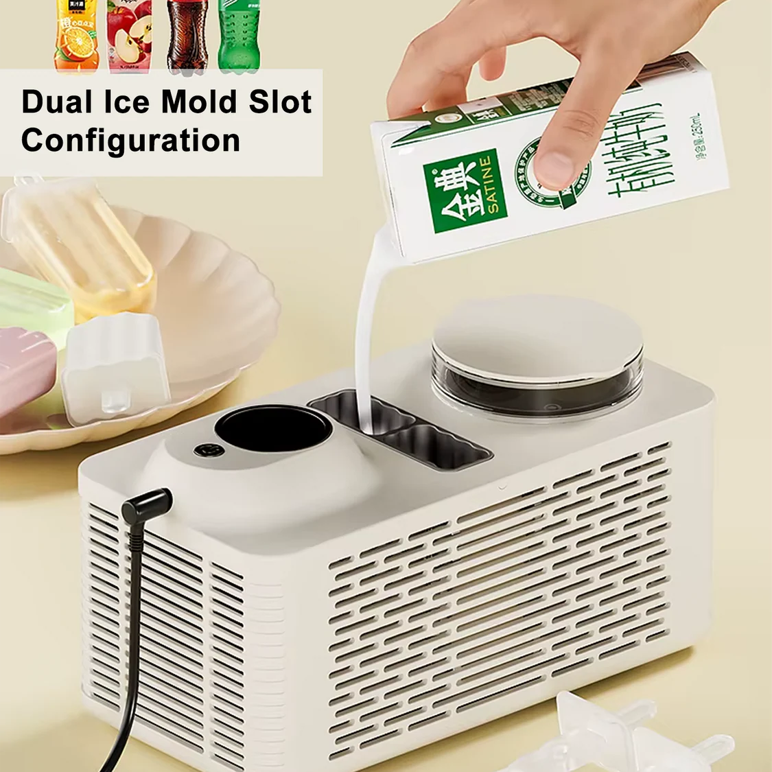 Portable Mini Desktop Ice Pop Maker