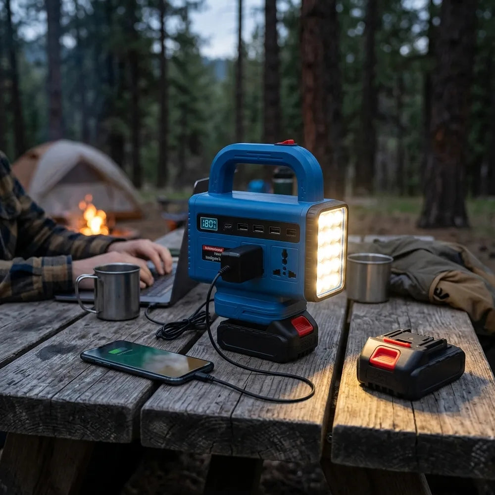Reliable off-grid electricity wherever your work or travel takes you. The LYXUN Cordless Power Inverter is a versatile, high-capacity portable power solution engineered for environments without access to grid electricity. Supplying dual 110V and 220V power outputs, this mobile inverter allows you to seamlessly run essential tools and appliances, making it a critical asset for emergency preparedness and remote operations. garey In Qatar