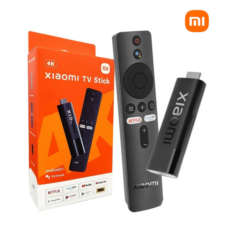 Xiaomi TV Stick 4K - Streaming Media Player with Remote Control and Google Assistant