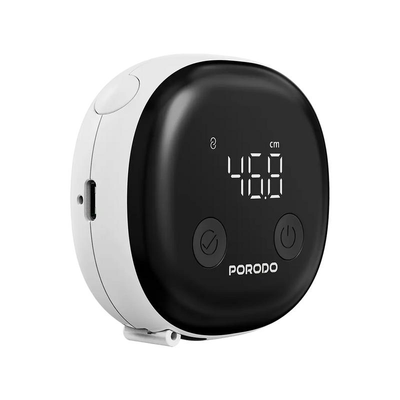 Porodo Metrice Smart Body Tape Measure with Bluetooth White-1