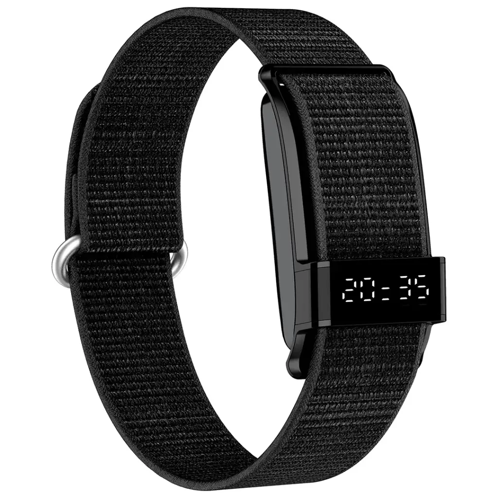Porodo Track fit Pro Smart Bracelet Fitness Tracker with Display App - Black