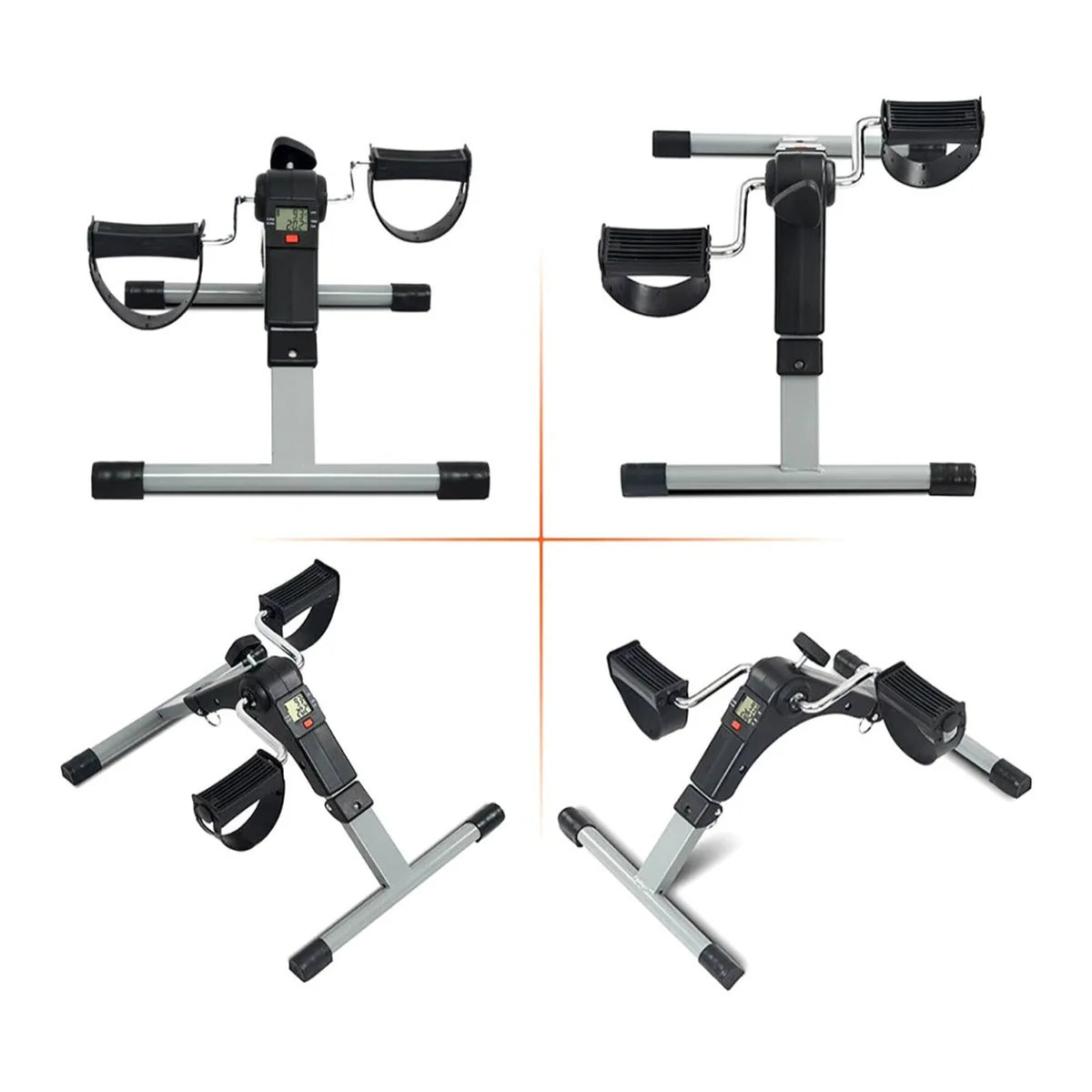 Pedal Exerciser for Arms & Legs, Foldable Mini Exercise Bike with LCD Display-7