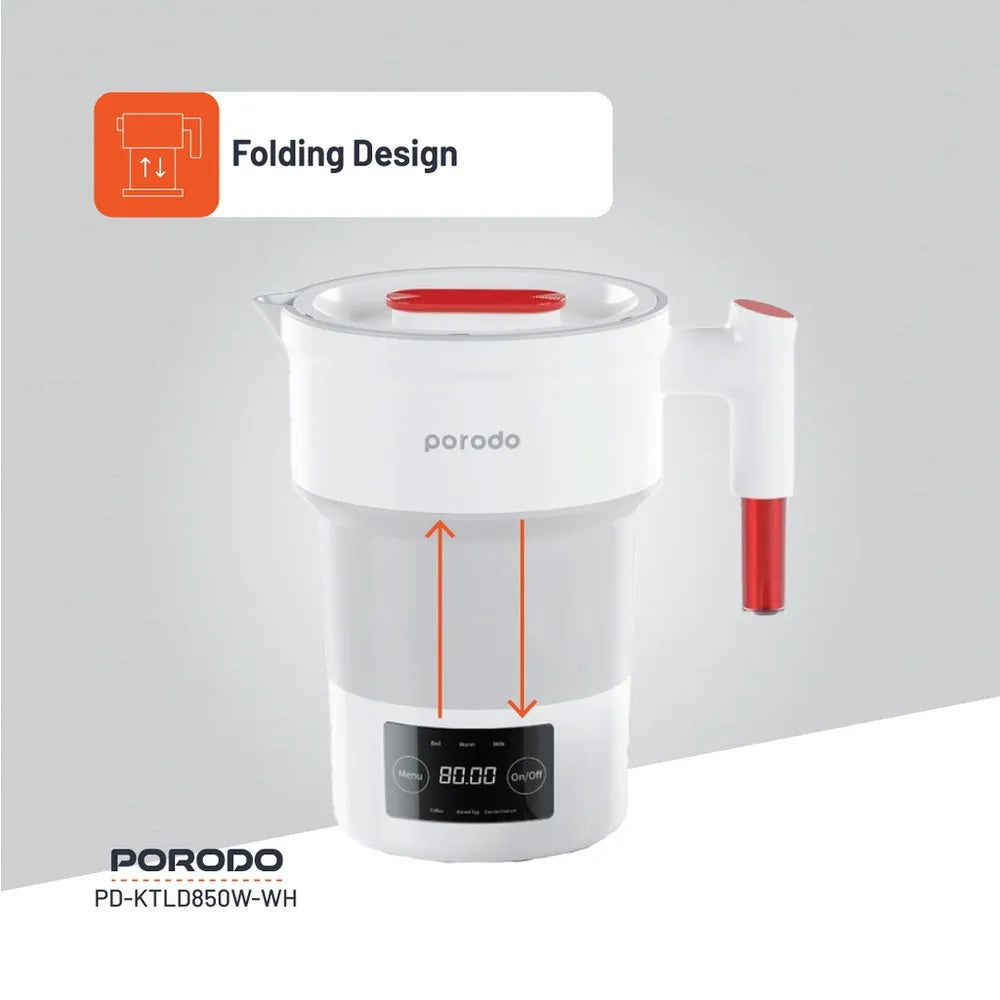 Porodo Portable Folding Electric Kettle