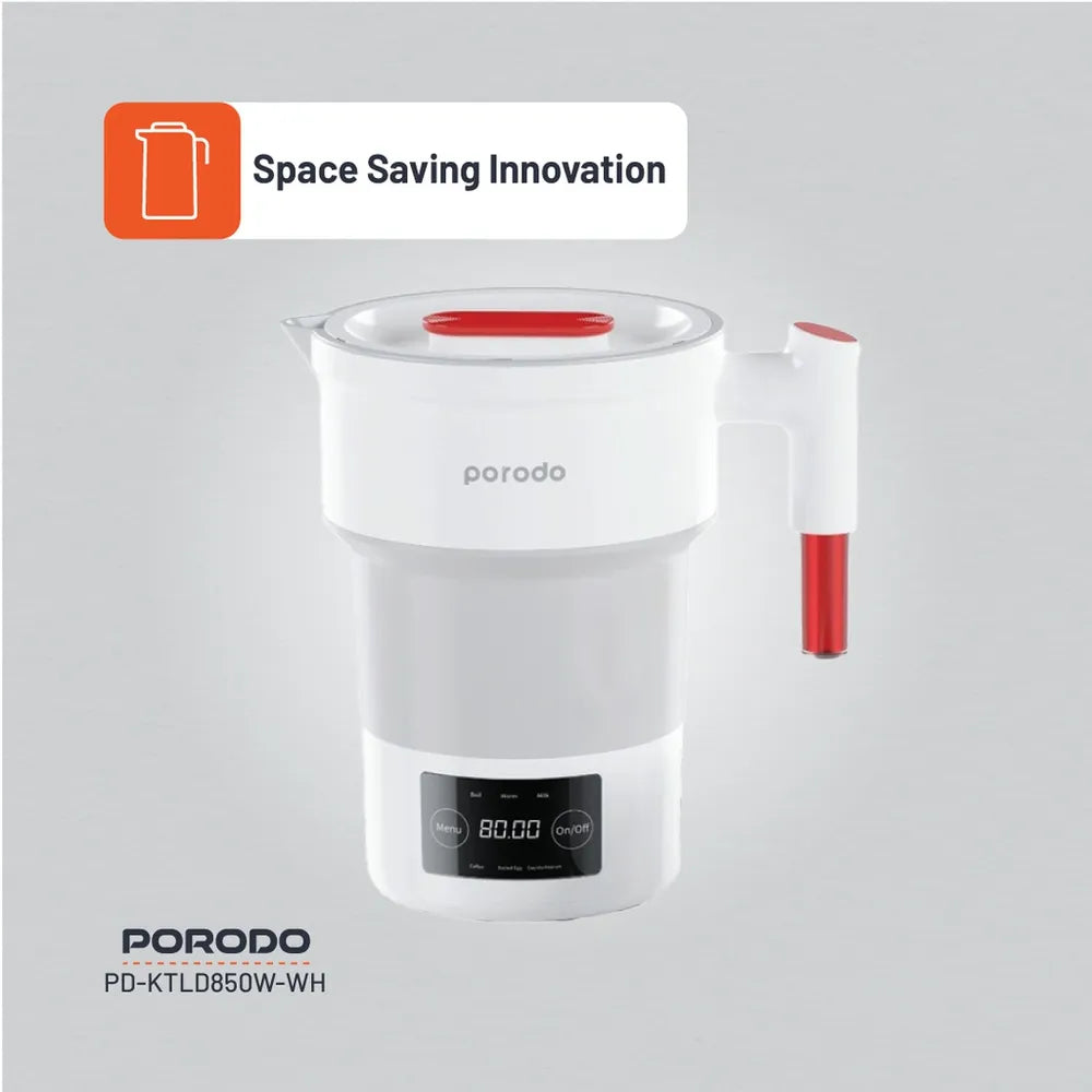Porodo Portable Folding Electric Kettle