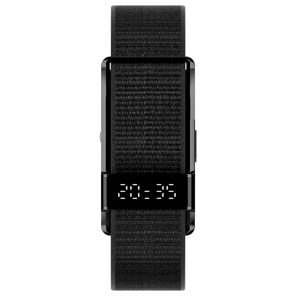 Porodo Track fit Pro Smart Bracelet Fitness Tracker with Display App - Black