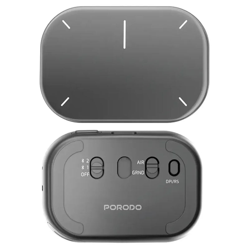 ماوس هوائي قابل للفصل من Porodo Vireo، لوحة لمس لاسلكية، DPI قابل للتعديل، بلوتوث، مؤشر ليزر، عمر بطارية طويل-4