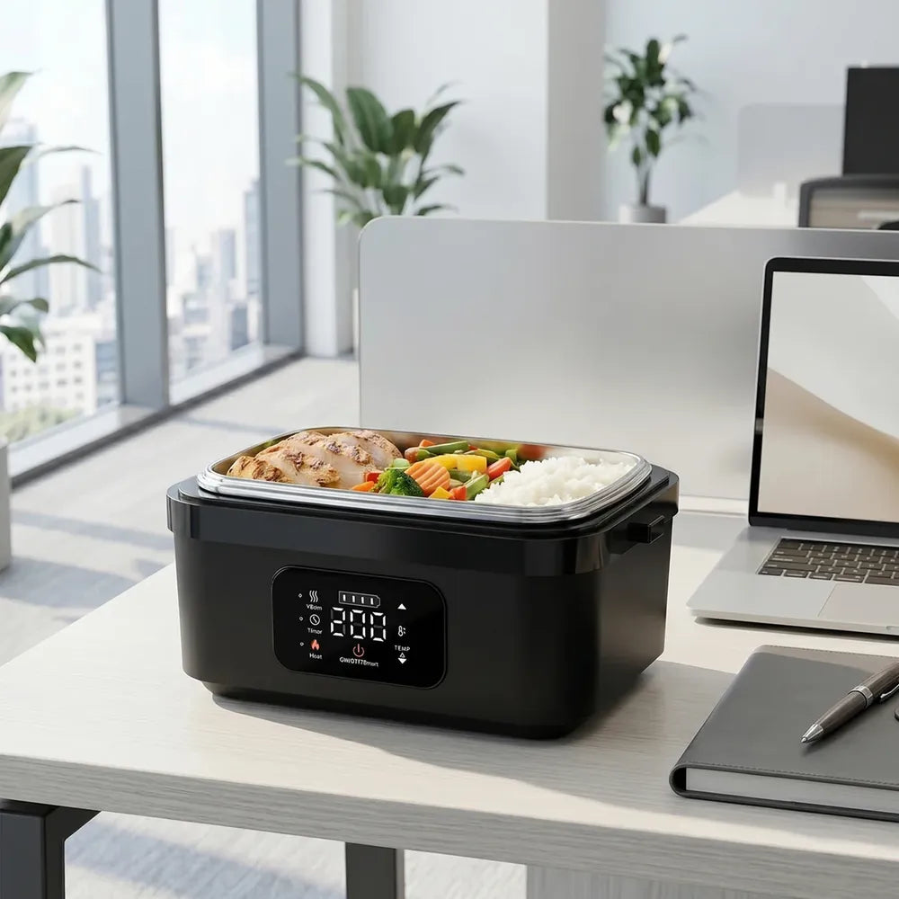 Green Lion Portable Lunch Box with Built-In Battery