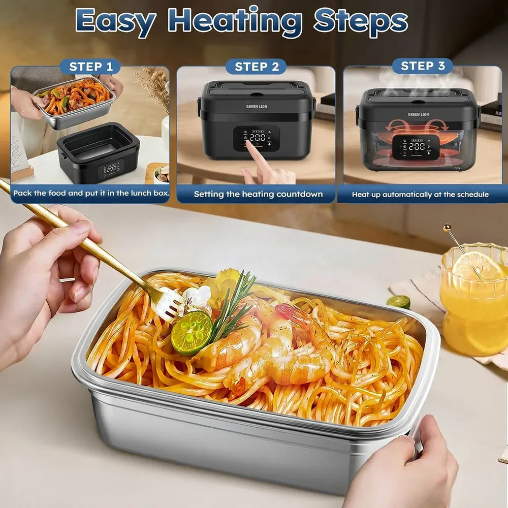Green Lion Portable Lunch Box with Built-In Battery