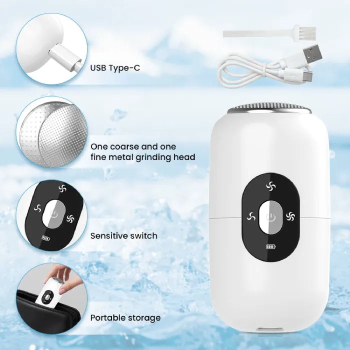 Porodo Dual-Head Electric Callus Remover