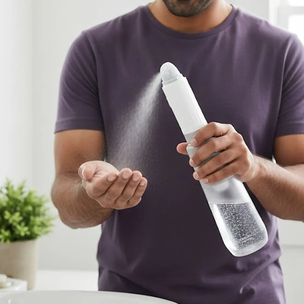 The Portable Multi-Functional Electric Bidet offers a lightweight, battery-powered personal washing solution designed for both home use and travel. Engineered for maximum portability, this sleek device slips easily into backpacks, handbags, or luggage, ensuring a refreshing clean during vacations, business trips, camping, or postpartum care.