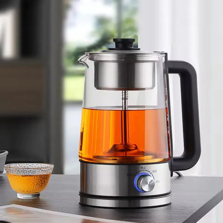 Bosstech BT-347 صانعة شاي متعددة الوظائف بسعة 1.8 لتر وميزات صحية