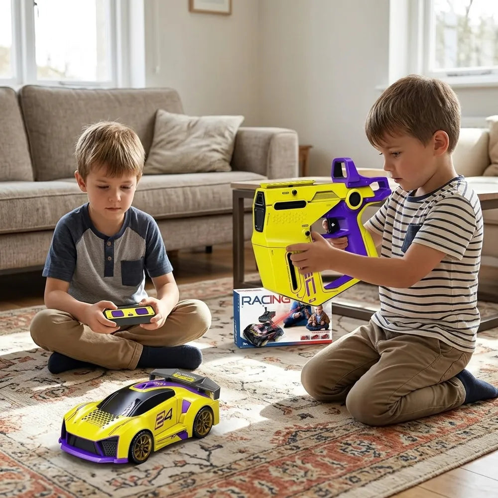 Bring home the ultimate action-packed police vs. thief battle game. The Skaleups RC Sensor Shooting Car combines high-speed remote-control racing with immersive infrared combat. Perfect for kids and hobbyists alike, this tactical battle car turns any floor into a live-action arena where precision aiming meets high-speed maneuvering.