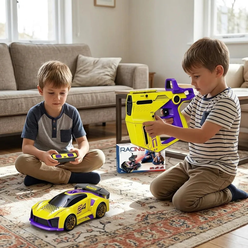 Bring home the ultimate action-packed police vs. thief battle game. The Skaleups RC Sensor Shooting Car combines high-speed remote-control racing with immersive infrared combat. Perfect for kids and hobbyists alike, this tactical battle car turns any floor into a live-action arena where precision aiming meets high-speed maneuvering.