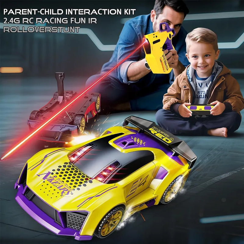 Bring home the ultimate action-packed police vs. thief battle game. The Skaleups RC Sensor Shooting Car combines high-speed remote-control racing with immersive infrared combat. Perfect for kids and hobbyists alike, this tactical battle car turns any floor into a live-action arena where precision aiming meets high-speed maneuvering.